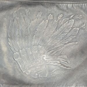 Wilsons Distressed Black Leather Bomber Motorcycle Jacket